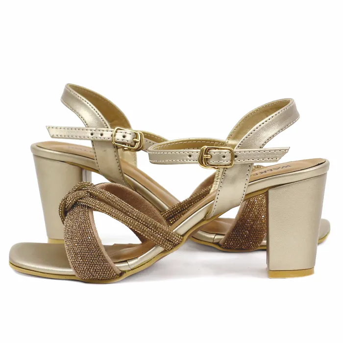 Walkeaze Necklaces Women Formal Block Heel 62676S