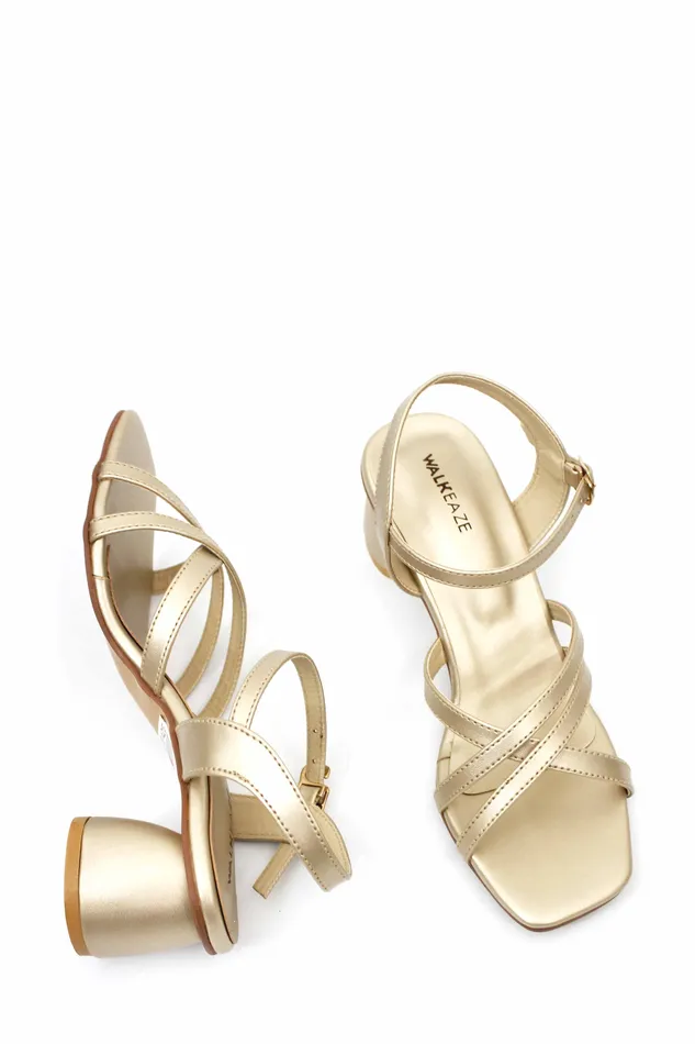 Walkeaze Necklaces Women Formal Block Heel 75007S