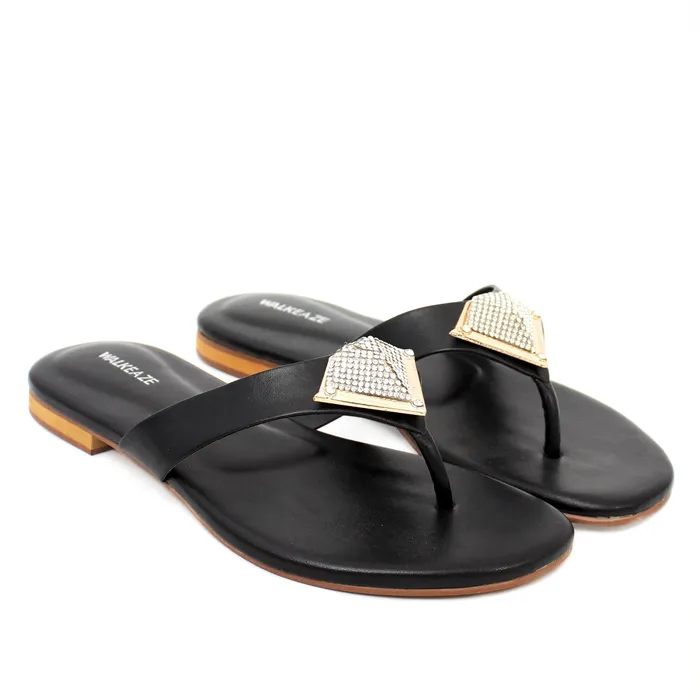 Walkeaze Women Formal Slippers 40763S Earrings