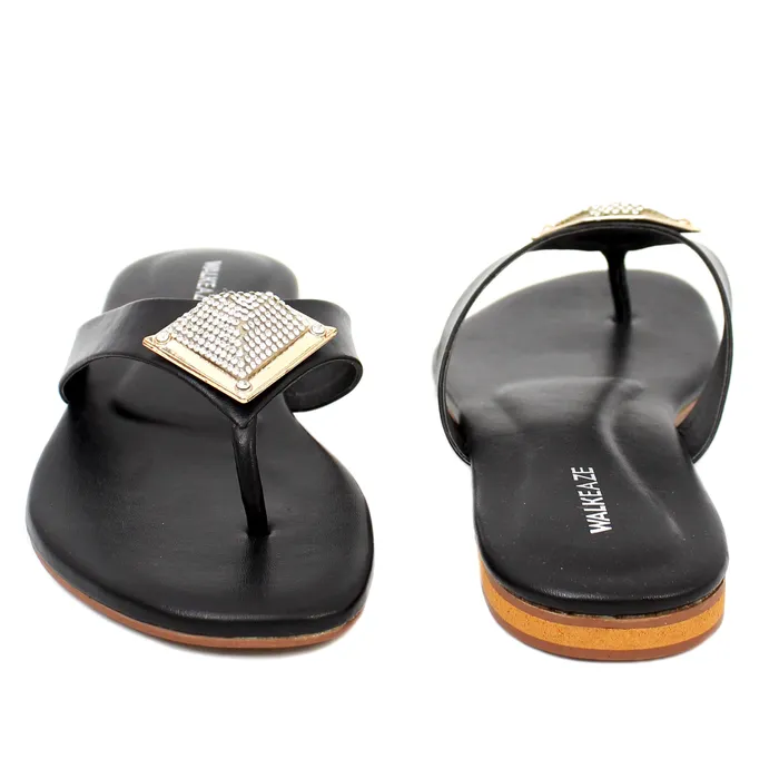 Walkeaze Women Formal Slippers 40763S Earrings