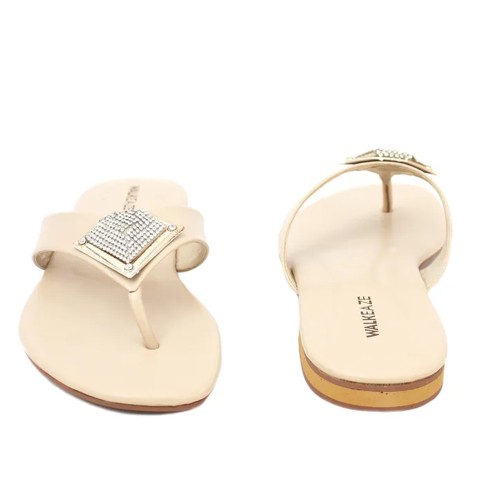 Walkeaze Women Formal Slippers 40763S Earrings