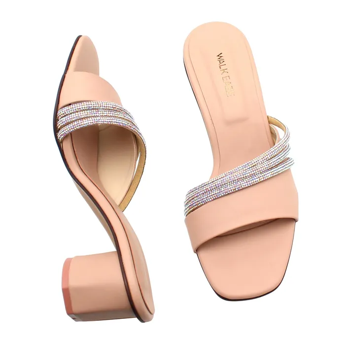 Women Formal Block Heel 74638S Walkeaze Necklaces