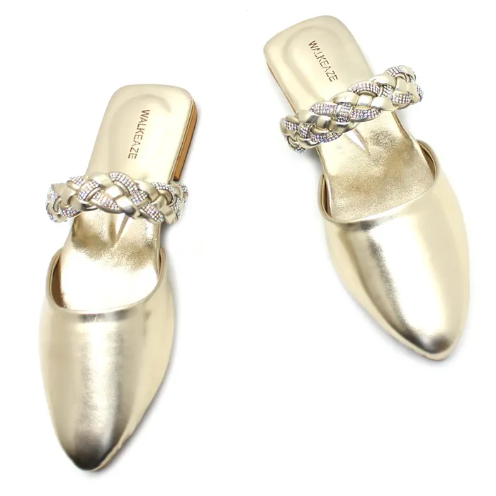 Women Formal Mules 39808S Walkeaze Earrings
