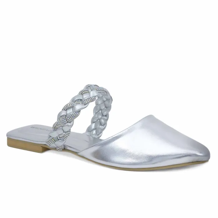 Women Formal Mules 39808S Walkeaze Earrings