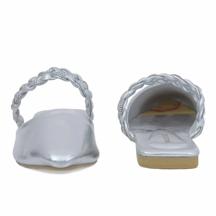 Women Formal Mules 39808S Walkeaze Earrings