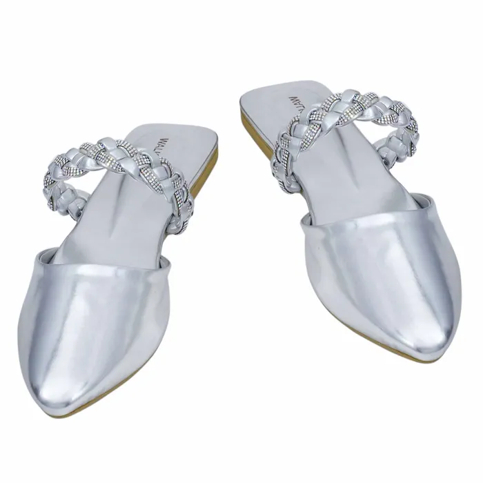Women Formal Mules 39808S Walkeaze Earrings