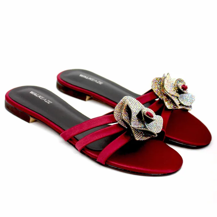 Women Formal Slippers 40209S Walkeaze Earrings