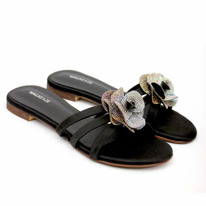 Women Formal Slippers 40209S Walkeaze Earrings